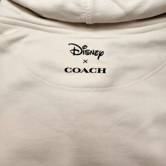 NWT Disney X Coach WOMEN'S Ice Skate Motif Hoodie CL692 S Small - Picture 5 of 6